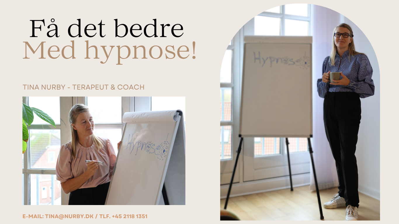 Tina Nurby, Hypnoseterapeut, NLP, EFT